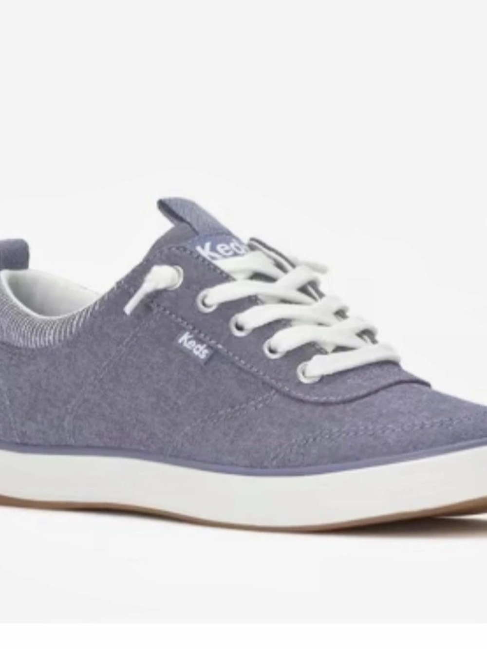 Keds Kickback Canvas Slip On Purple Sneakers